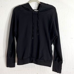 Stella McCartney x Adidas black hoodie sweatshirt size 36